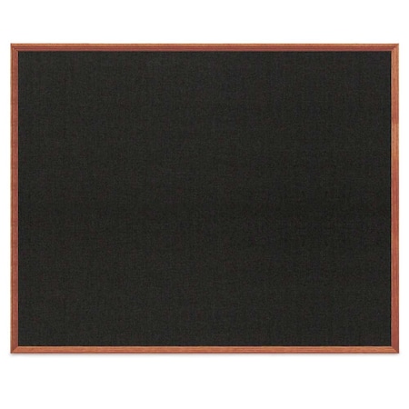 United Visual Products Decor Wood Combo Board, 72"x48", Cherry/White Porcelain & Cloud UV705DEFAB-CHERRY-WHTPORC-CLOUD